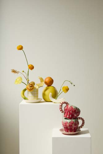 Fresh Fruit Mug with Saucer